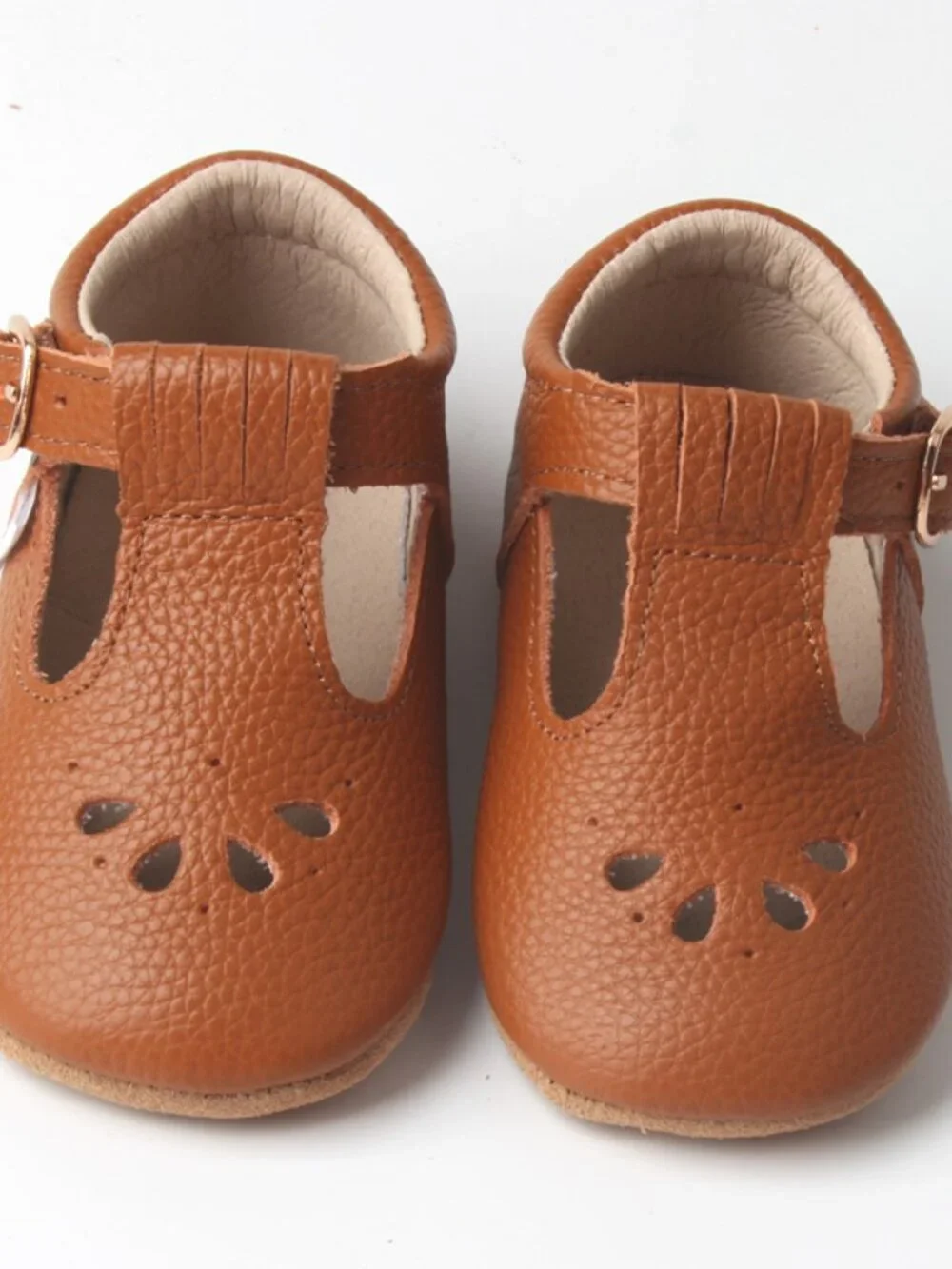 Hook & Loop Toddler Brown Baby Shoes toddler shoes baby moccasins Baby Mary Jane